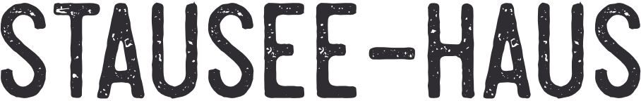 Stausee-Haus Schriftzug